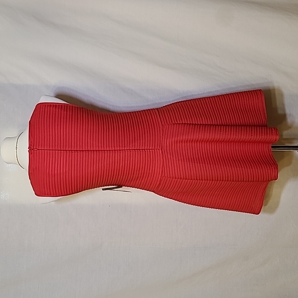 Sandra Darren Red Sleeveless Fit-and-Flare Dress - Picture 4 of 8